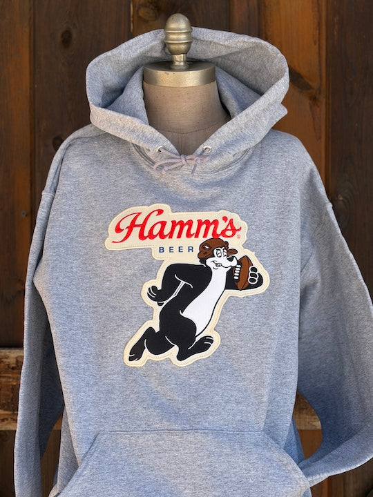 University of Hamm's Patch Hoodie- Heather Grey