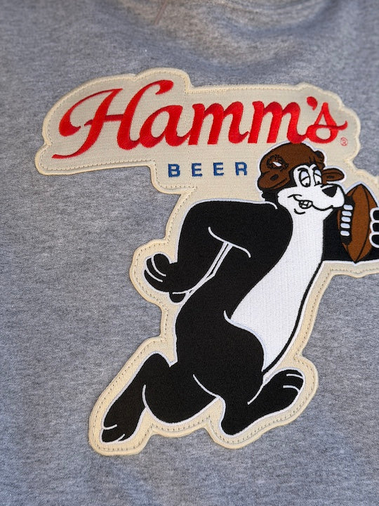 University of Hamm's Patch Hoodie- Heather Grey