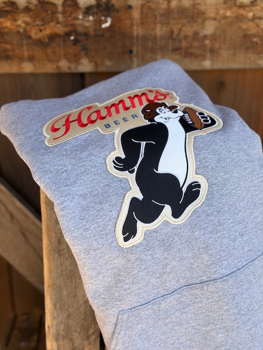 University of Hamm's Patch Hoodie- Heather Grey
