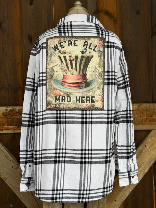 Mad Hatter Art Flannel