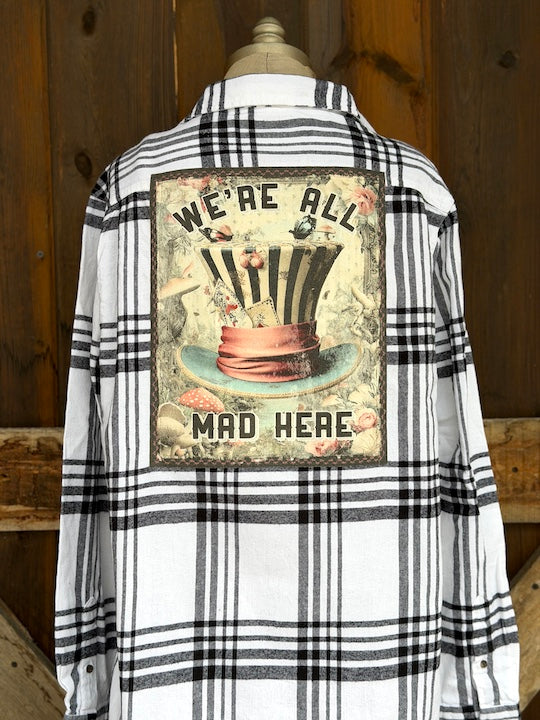 Mad Hatter Art Flannel