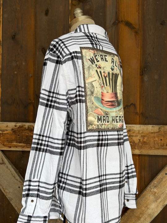 Mad Hatter Art Flannel