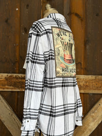 Thumbnail for Mad Hatter Art Flannel