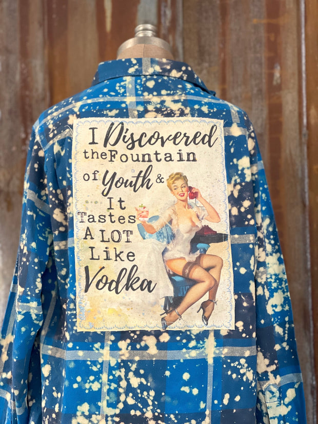 Vodka Art Flannel Angry Minnow