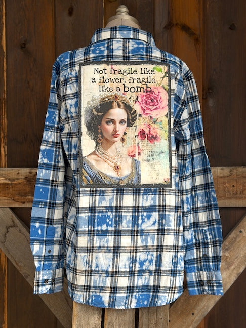 Fragile like a Bomb Art Flannel