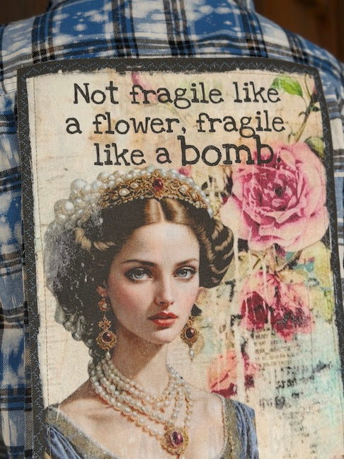 Fragile like a Bomb Art Flannel