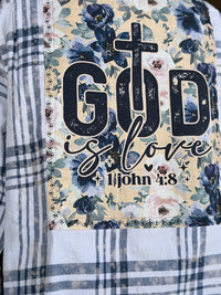 Thumbnail for God is Love Art Flannel