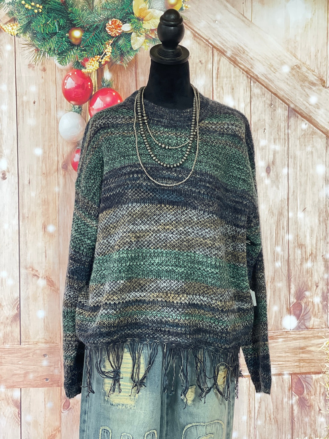 Fringe Sweater- Soft & Cozy!