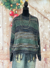 Thumbnail for Fringe Sweater- Soft & Cozy!