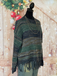 Thumbnail for Fringe Sweater- Soft & Cozy!
