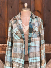 Thumbnail for Karma Bus Art Flannel Angry Minnow NEW COLOR!
