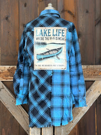 Thumbnail for LAKE LIFE Signature Flannel Angry Minnow
