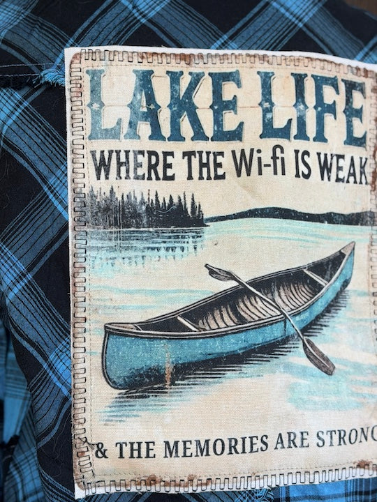 LAKE LIFE Signature Flannel Angry Minnow