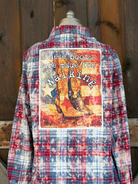 Thumbnail for BOOTS Art Flannel Angry Minnow Clothing Co.