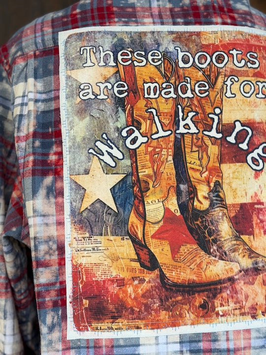BOOTS Art Flannel Angry Minnow Clothing Co.