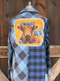 Thumbnail for Henrietta the Highland Cow Signature Flannel
