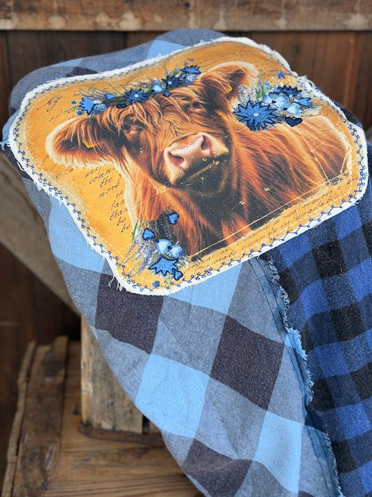 Henrietta the Highland Cow Signature Flannel