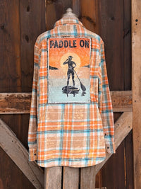 Thumbnail for PADDLE ON Art Flannel