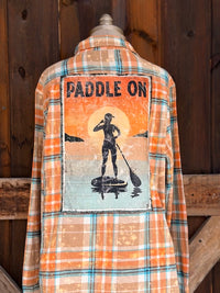Thumbnail for PADDLE ON Art Flannel