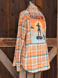 Thumbnail for PADDLE ON Art Flannel