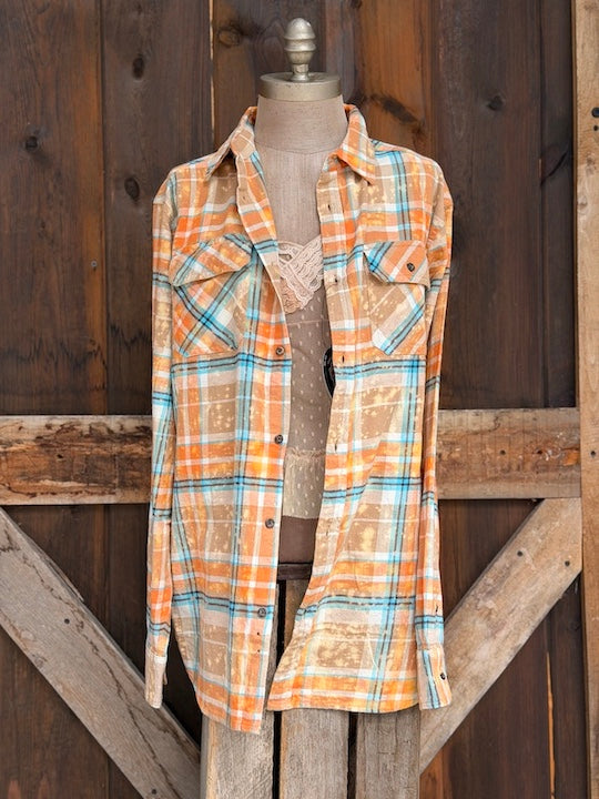 PADDLE ON Art Flannel