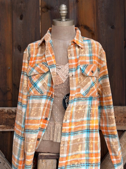 PADDLE ON Art Flannel