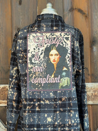 Thumbnail for Feisty and Non-compliant Art Flannel- NEW COLOR!