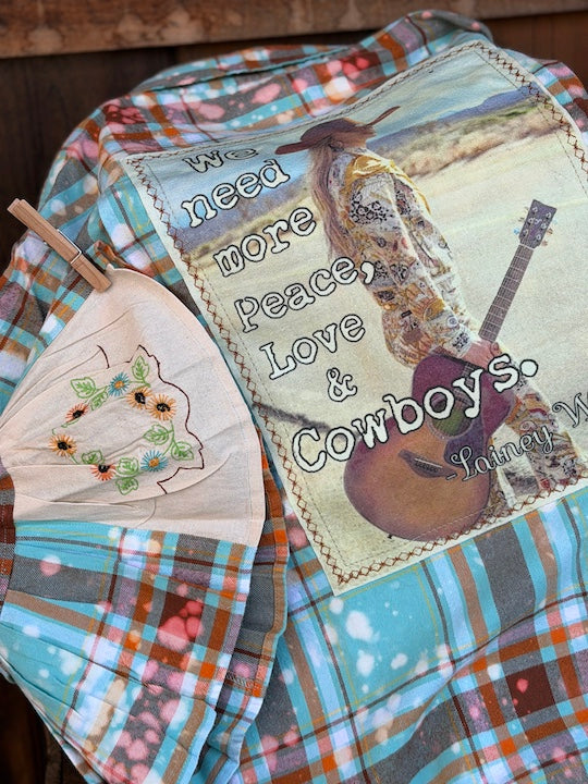 Love & Cowboys Flared Sleeve Flannel