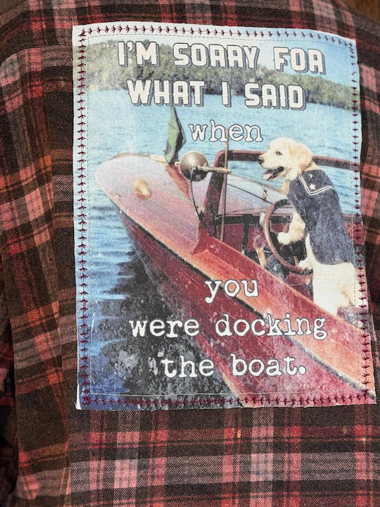 I'm Sorry for What I Said Art Flannel