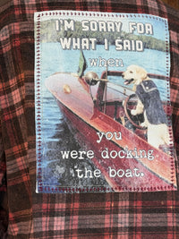Thumbnail for I'm Sorry for What I Said Art Flannel