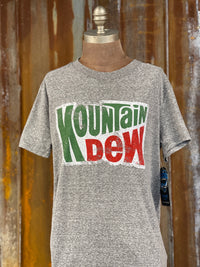 Thumbnail for Mountain Dew Retro Graphic Tee- Heather Grey