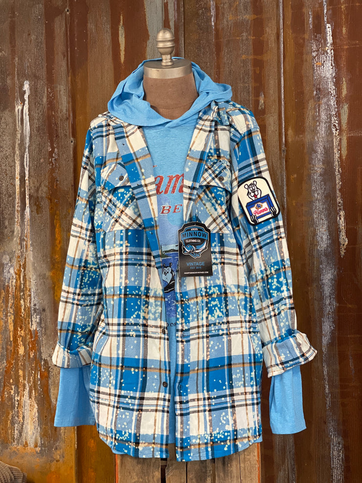 Hamm's Hoodie and Flannel Angry Minnow