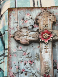 Thumbnail for BLESSED Flared Sleeve Flannel