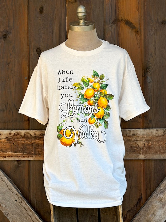 When Life Hands You Lemons Tee- Ivory