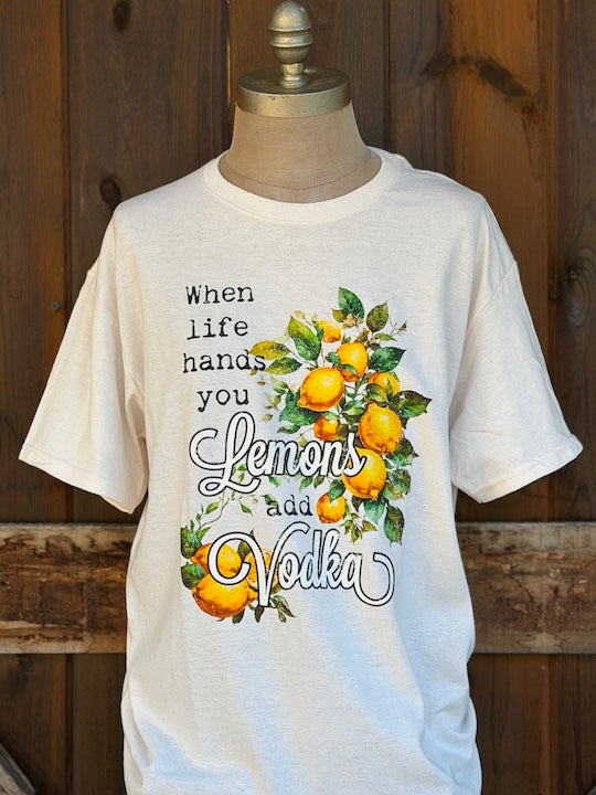 When Life Hands You Lemons Tee- Ivory