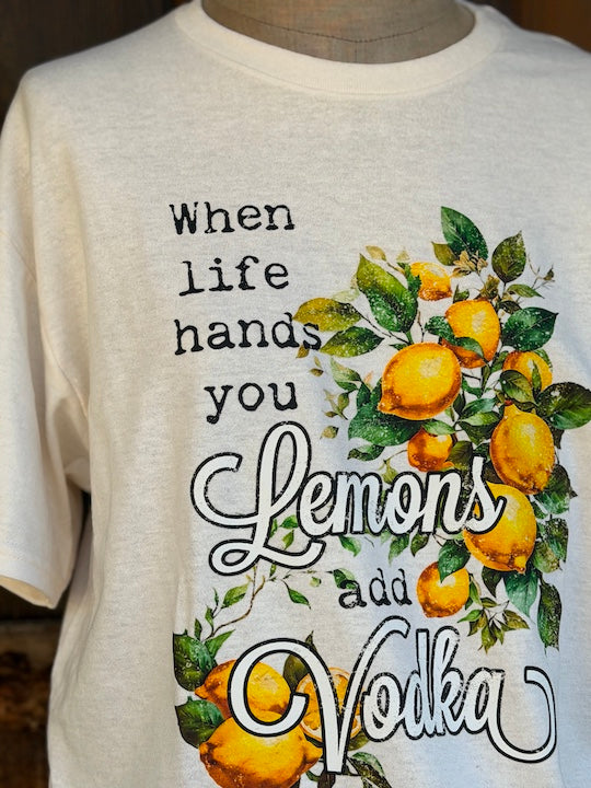 When Life Hands You Lemons Tee- Ivory