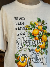 Thumbnail for When Life Hands You Lemons Tee- Ivory