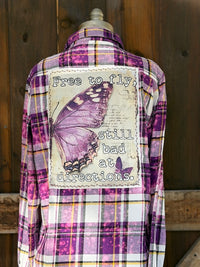 Thumbnail for Bad at Directions Art Flannel