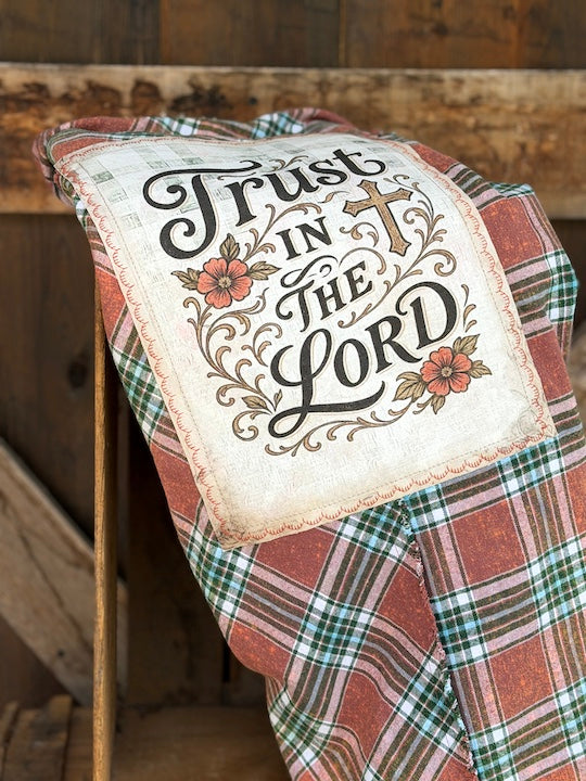 Trust in the Lord Signature Flannel