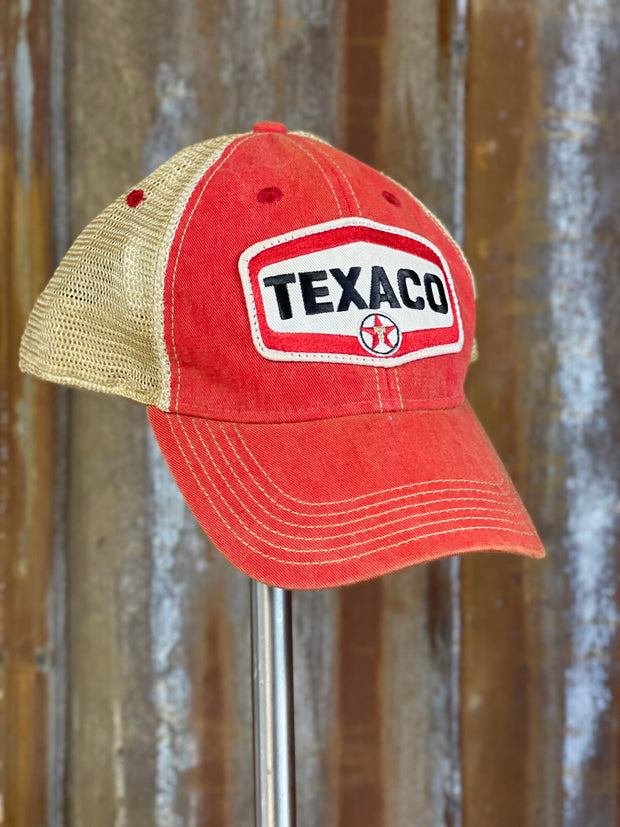 Texaco non-distressed baseball hat Angry Minnow Clothing Co.