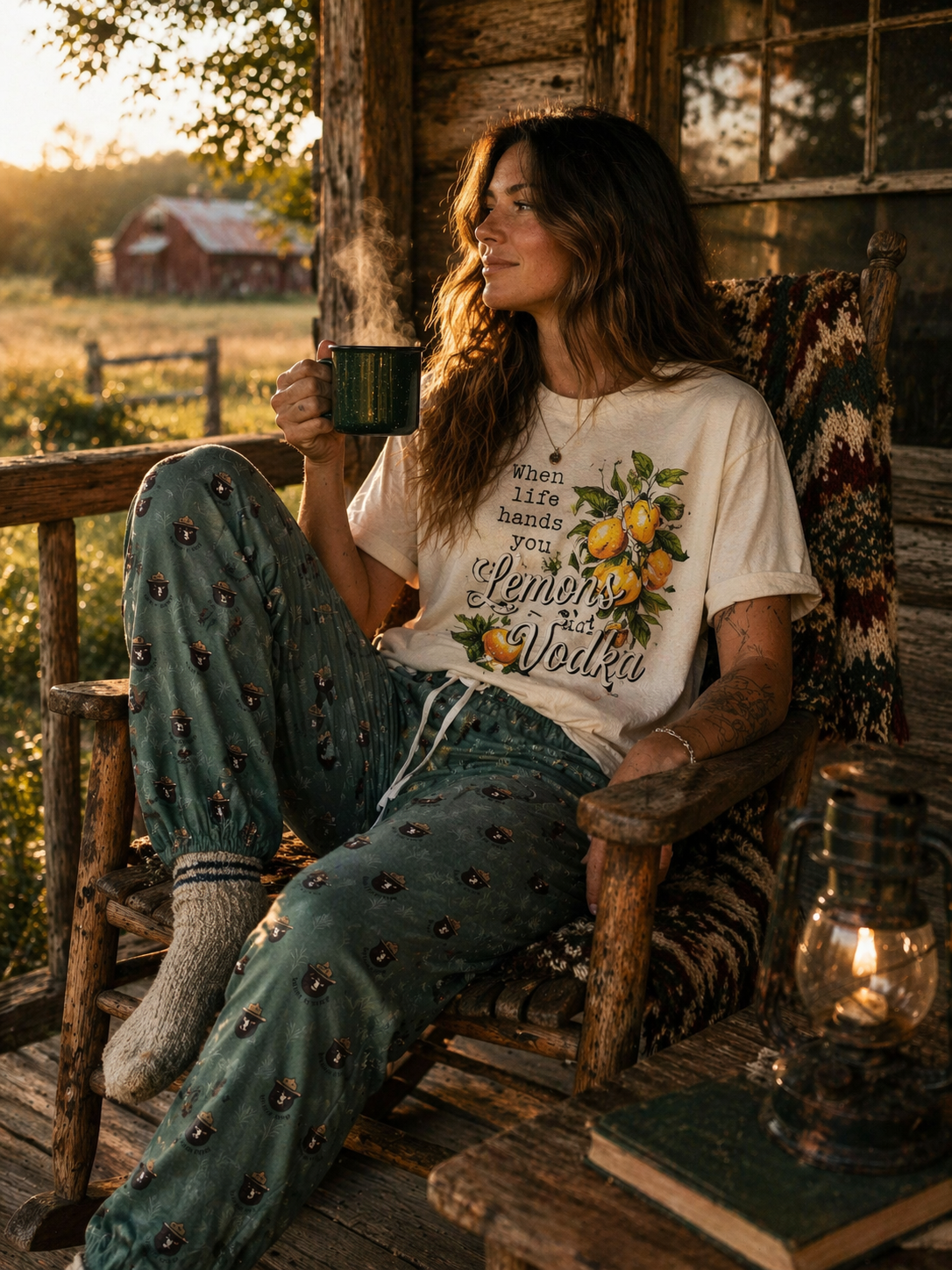 SMOKEY BEAR Pajama Bottoms