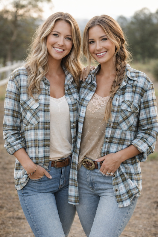 Ghost Friends Art Flannel