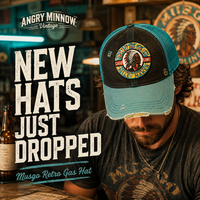 Thumbnail for MUSGO Retro Gas Hat Angry Minnow Vintage