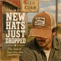 Thumbnail for Pike Seed Corn Hat- Distressed Corn Tassel