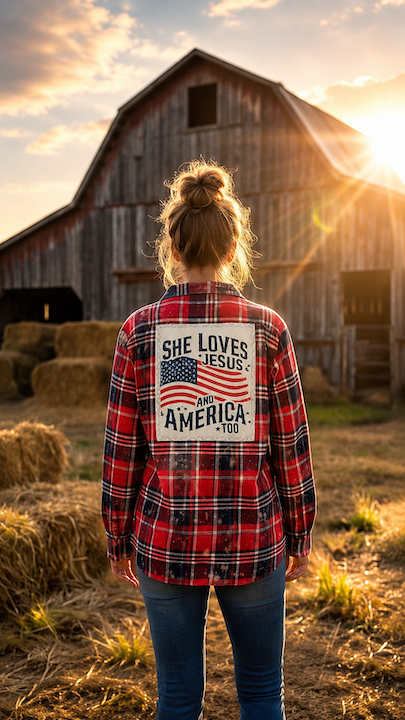 Love & Jesus 250th Anniversary Edition Art Flannel