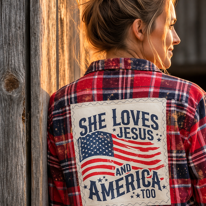Love & Jesus 250th Anniversary Edition Art Flannel