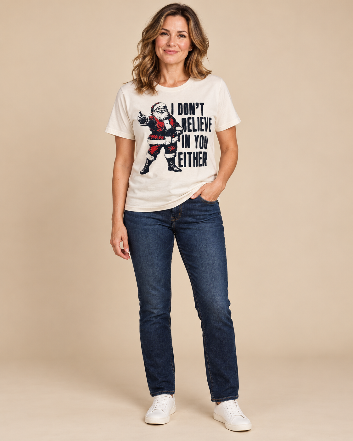 I DON'T BELIEVE IN YOU EITHER Holiday Tee