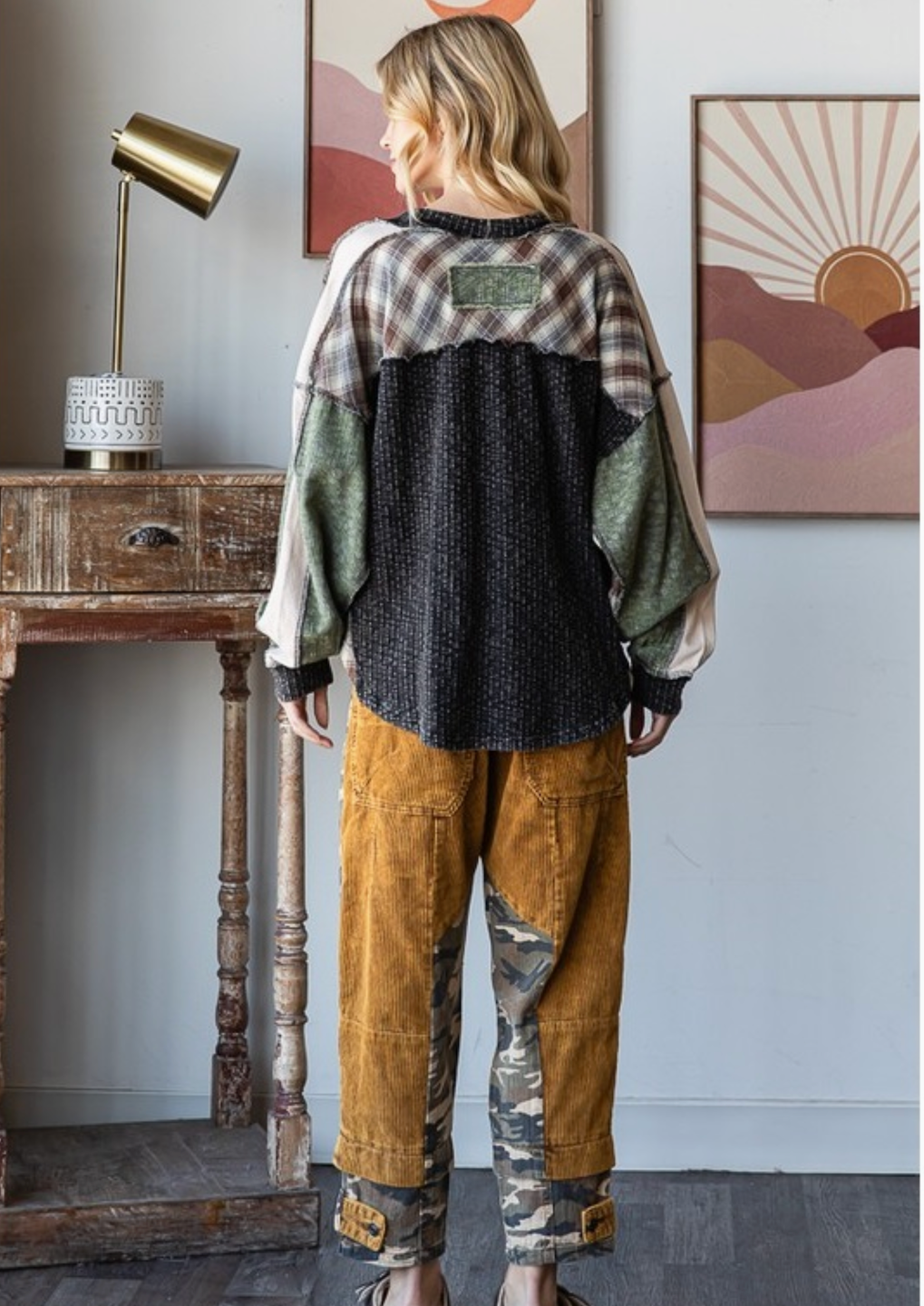 Raining in Seattle Oversized Knit Top
