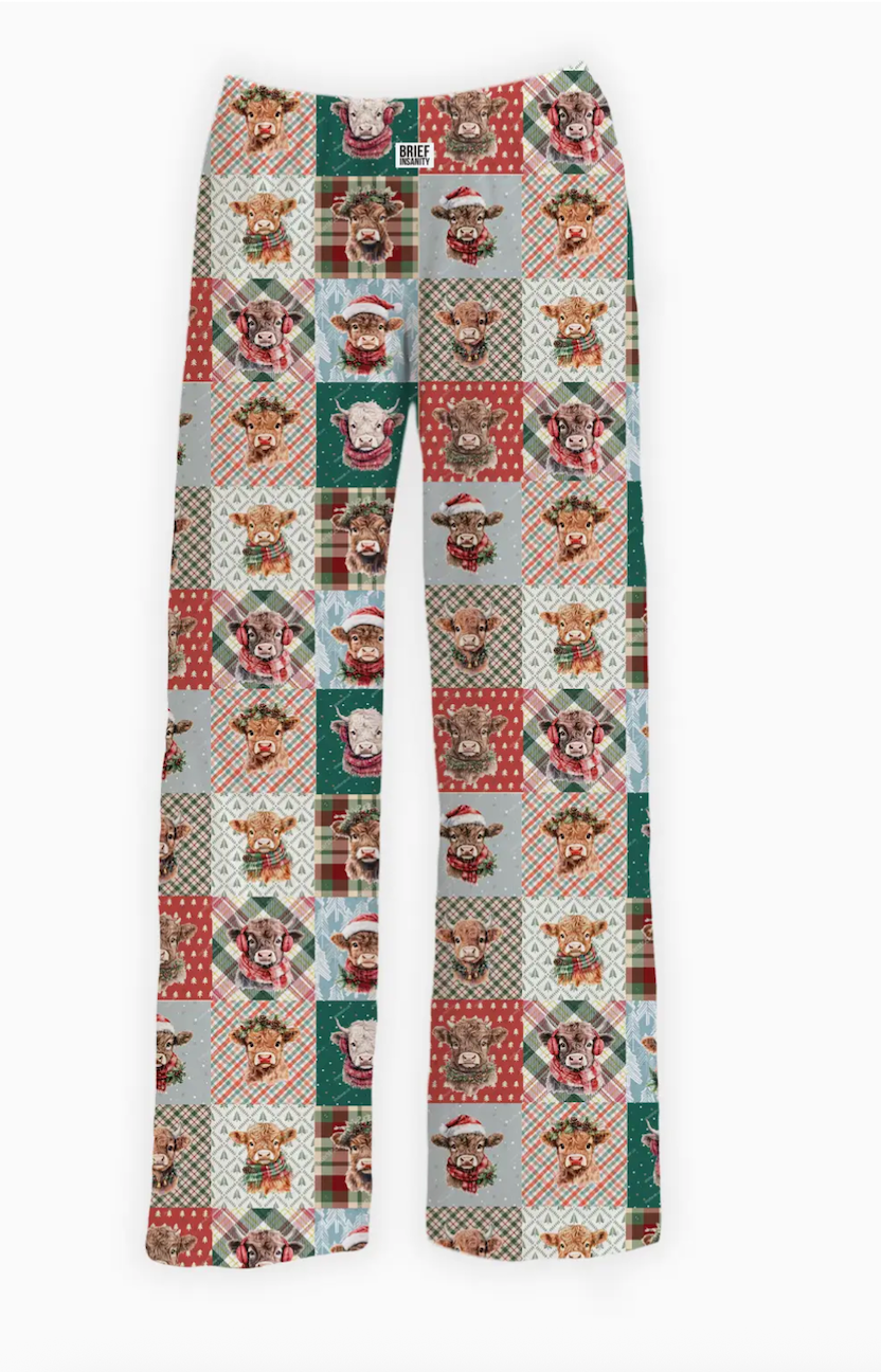 Highland Cow Pajama Bottoms