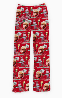 Thumbnail for Christmas Story Pajama Bottoms- Holiday Red